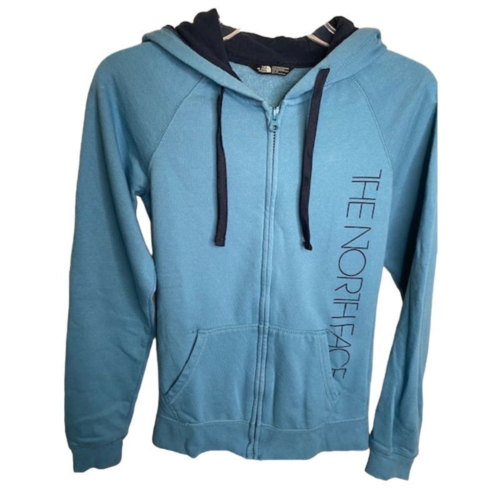 The North Face Full Zip Women's Hoodie Size XS Blue‎